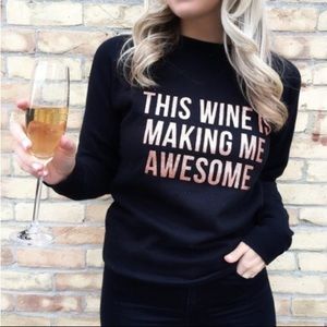 Brunette The Label ‘This Wine’ Sweatshirt